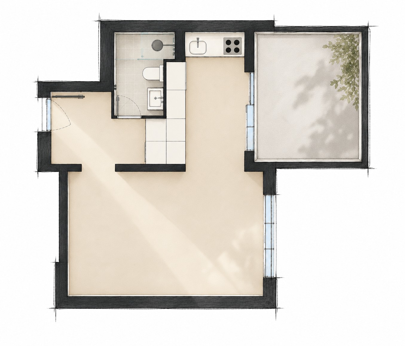 1 ½ room apartment, photo 9 of 9