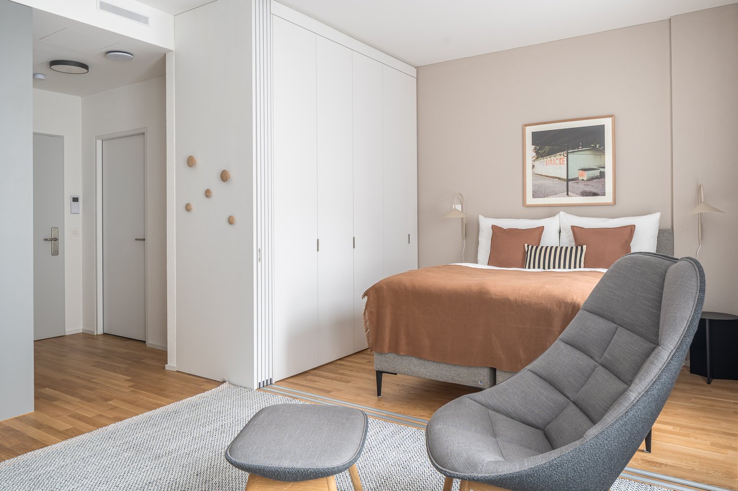 2 ½ pièces appartement meublé (7)