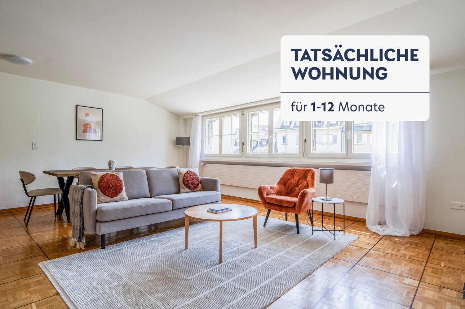 4 ½ pièces appartement meublé