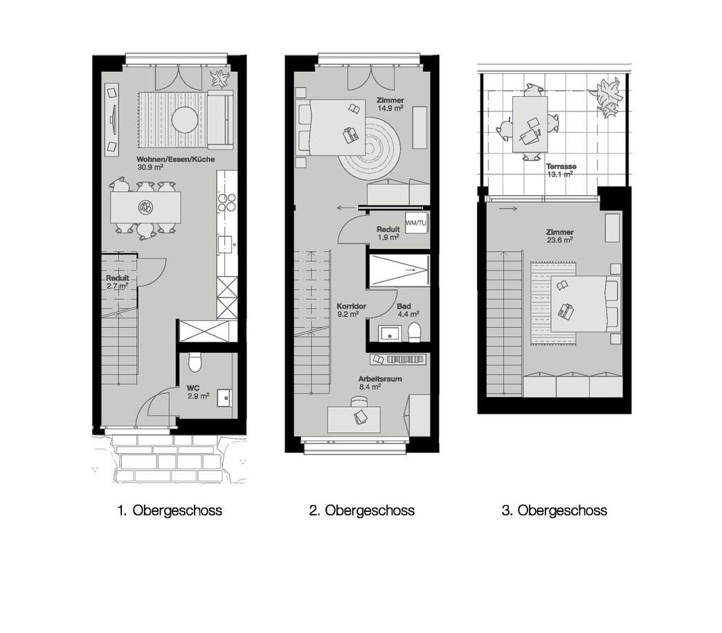 3 ½ pièces appartement