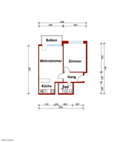 2 rooms apartment, photo 6 of 6