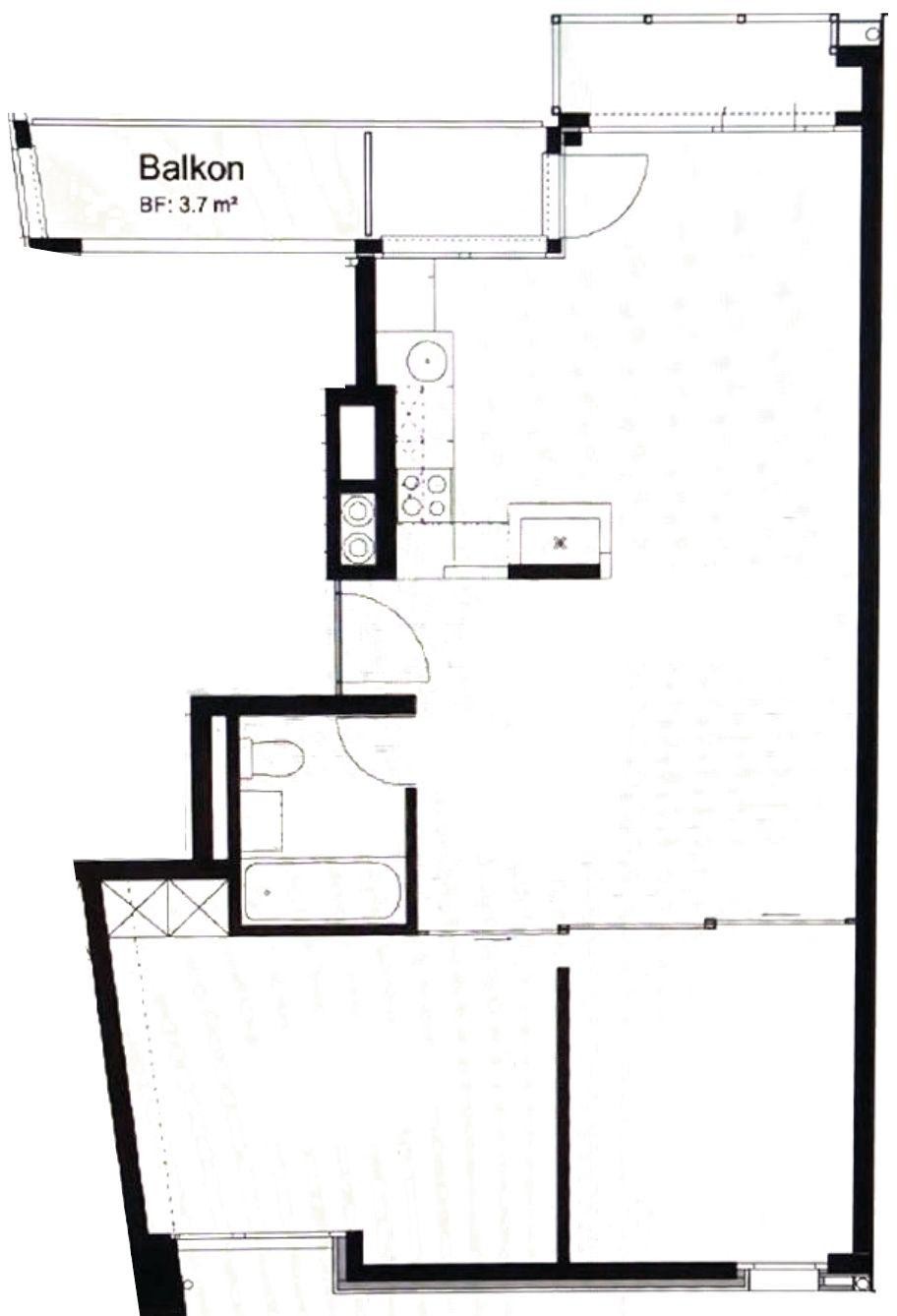 2 ½ rooms apartment