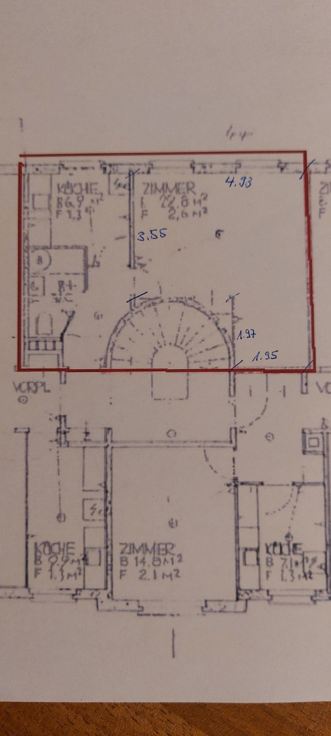 2 ½ Zimmer Wohnung