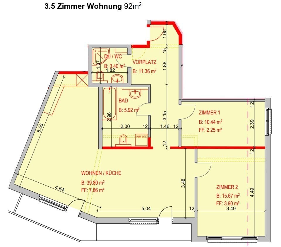 Appartamento di 2 ½ locali