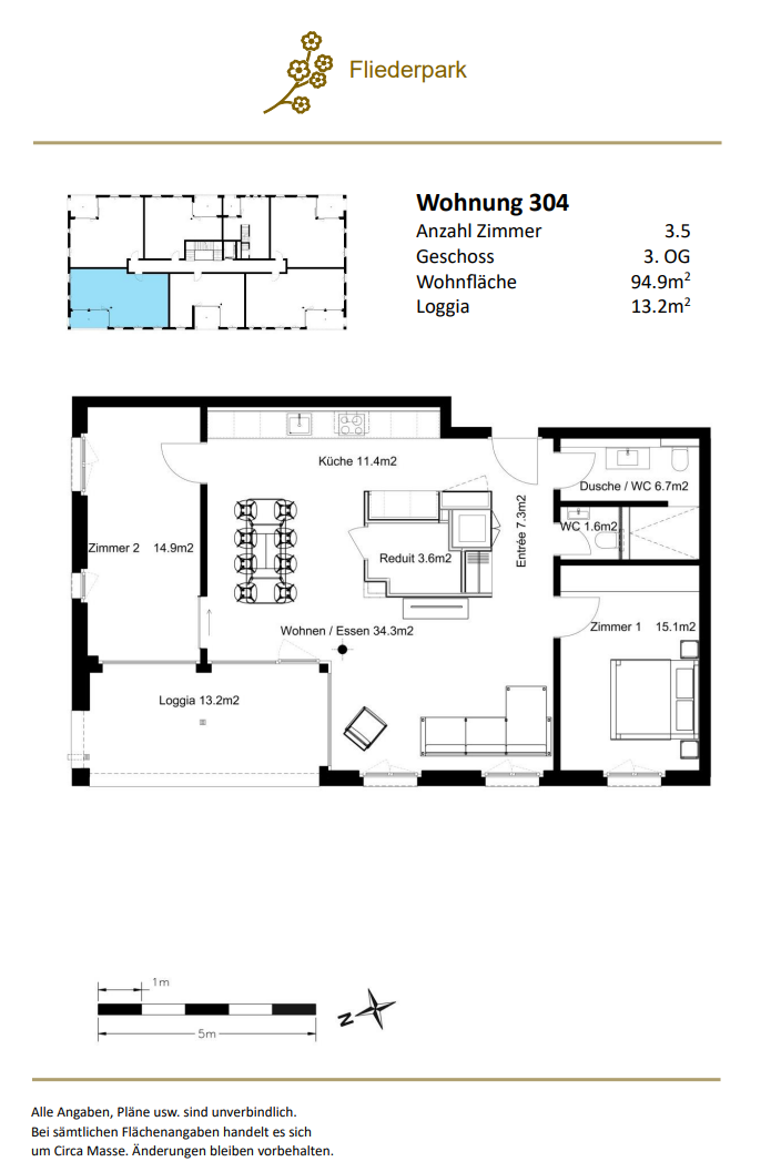 3 ½ rooms apartment, photo 5 of 10