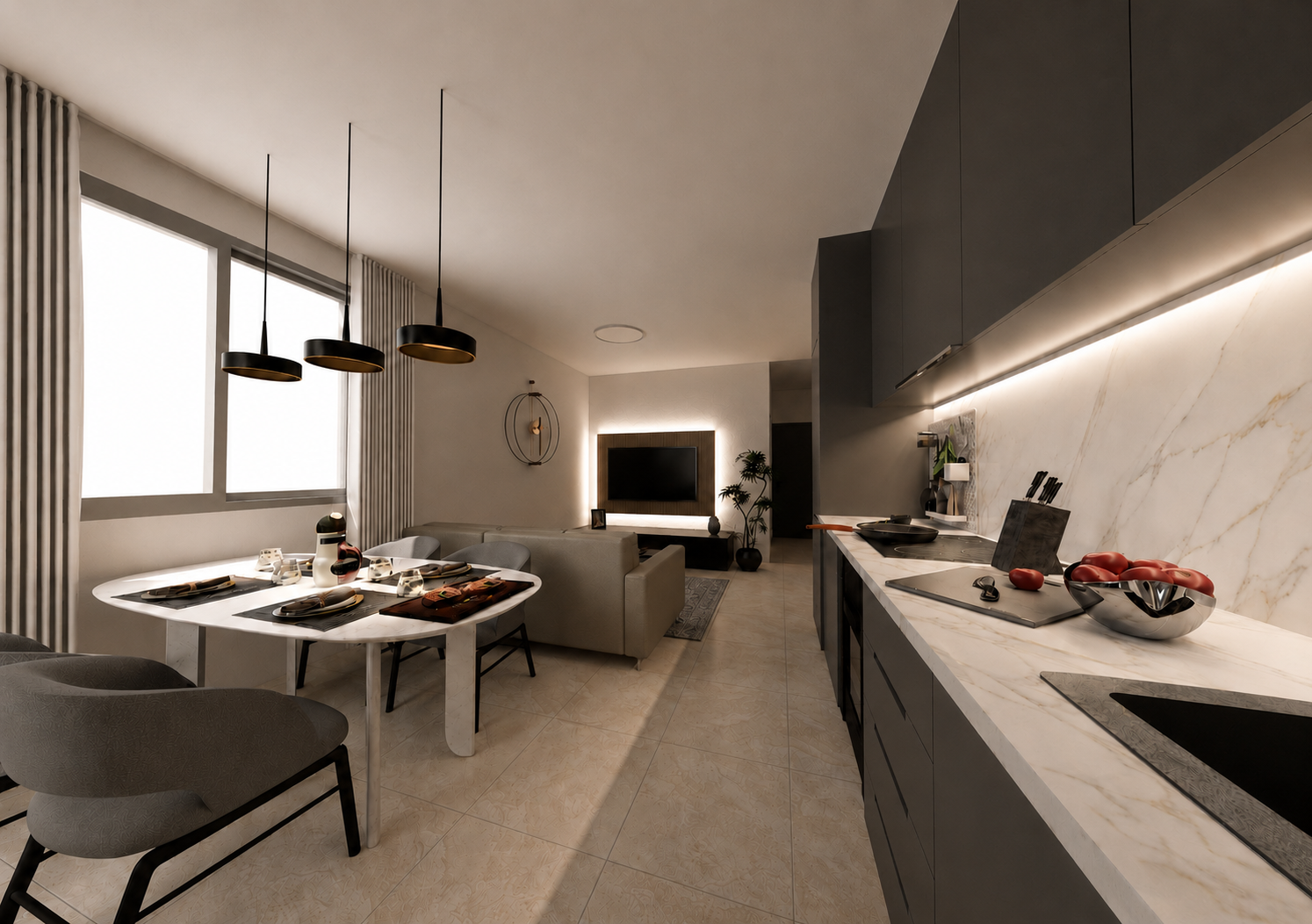 3 ½ rooms apartment