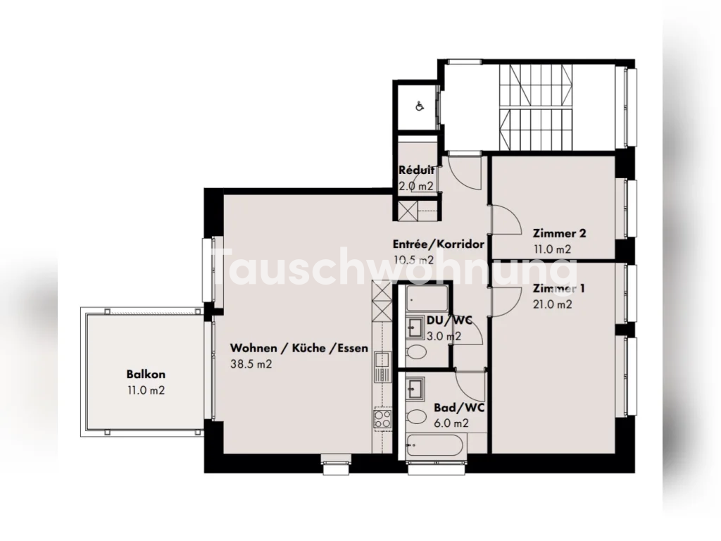 Appartement de 3 ½ pièces