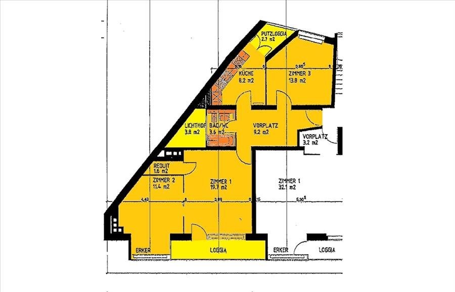 Appartement de 2 pièces