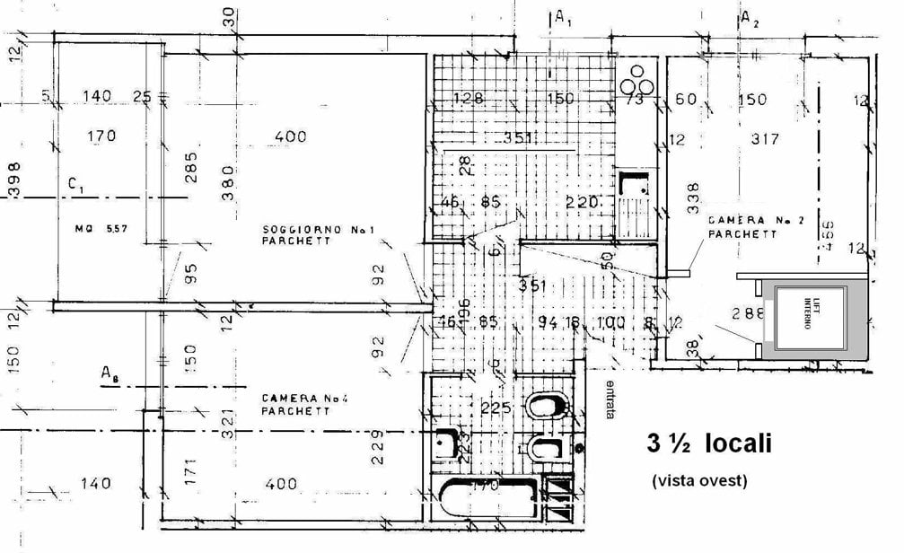 3 ½ rooms apartment