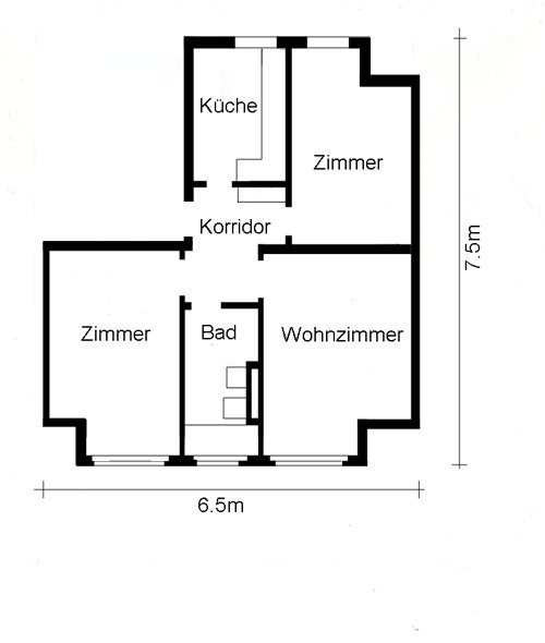 3 rooms apartment, photo 9 of 9