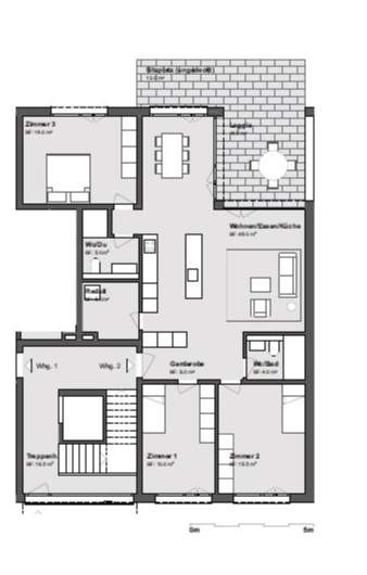 4 ½ pièces appartement