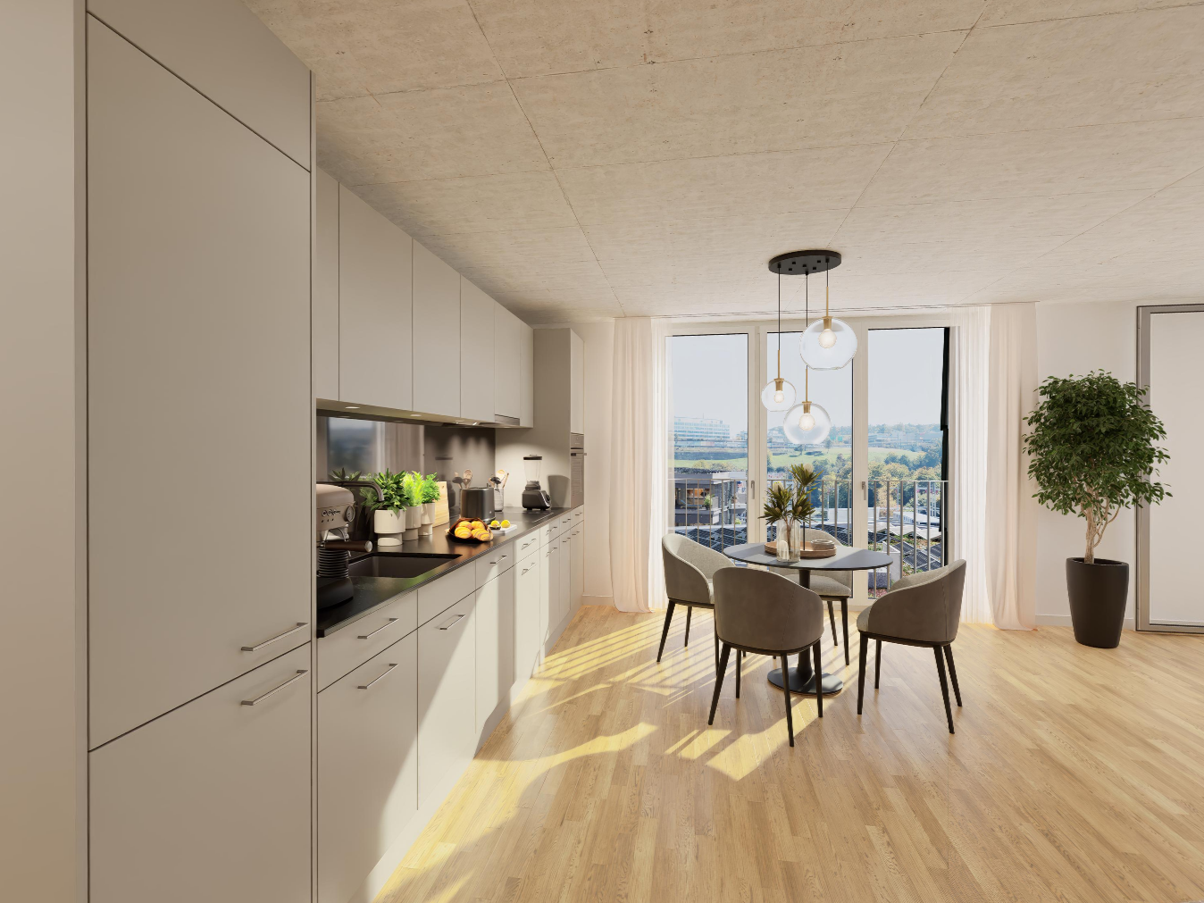 3 ½ pièces appartement