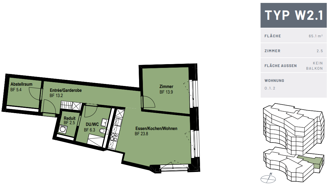 2 ½ rooms apartment, photo 5 of 10