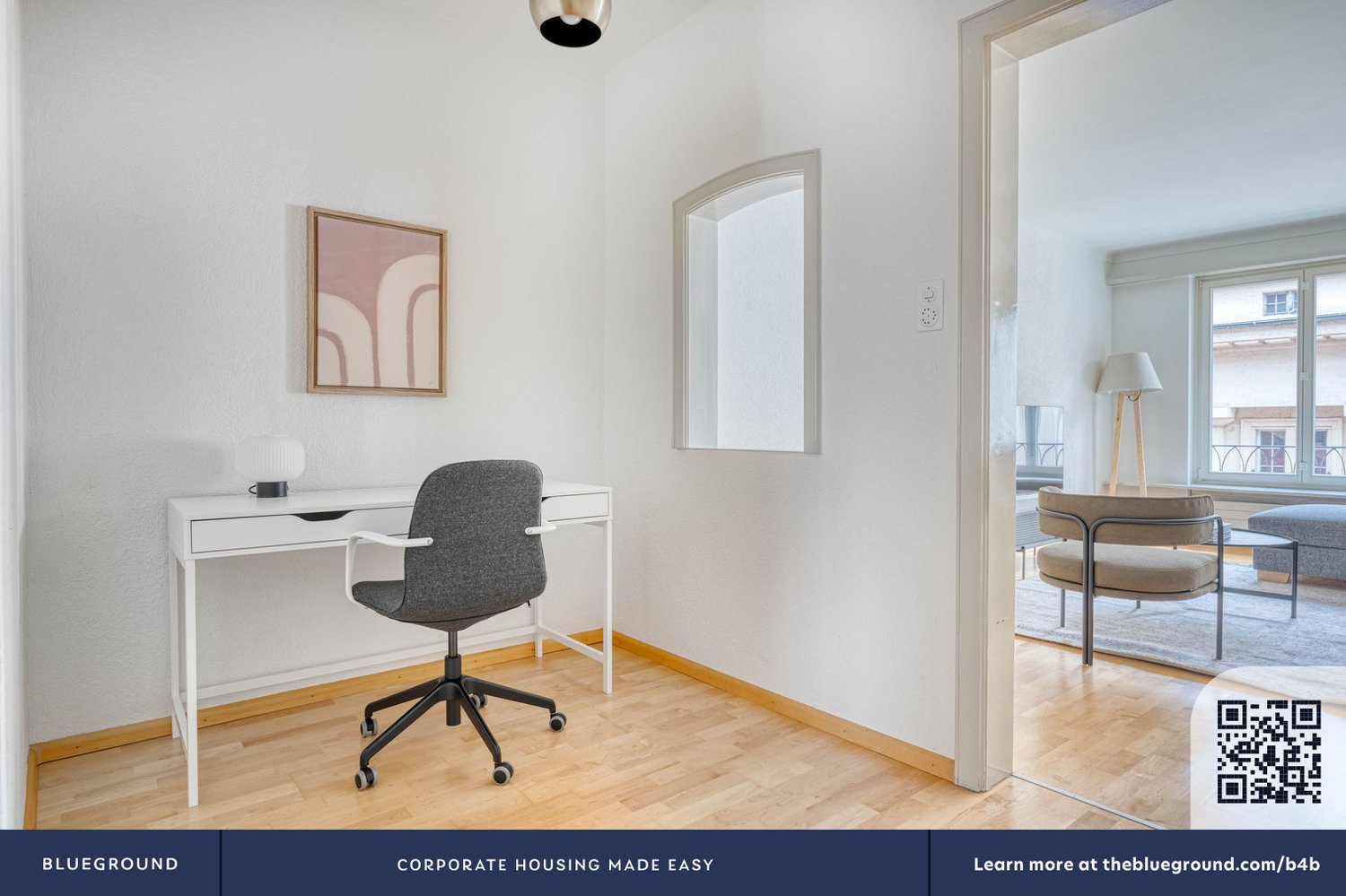 2 ½ rooms furnished flat