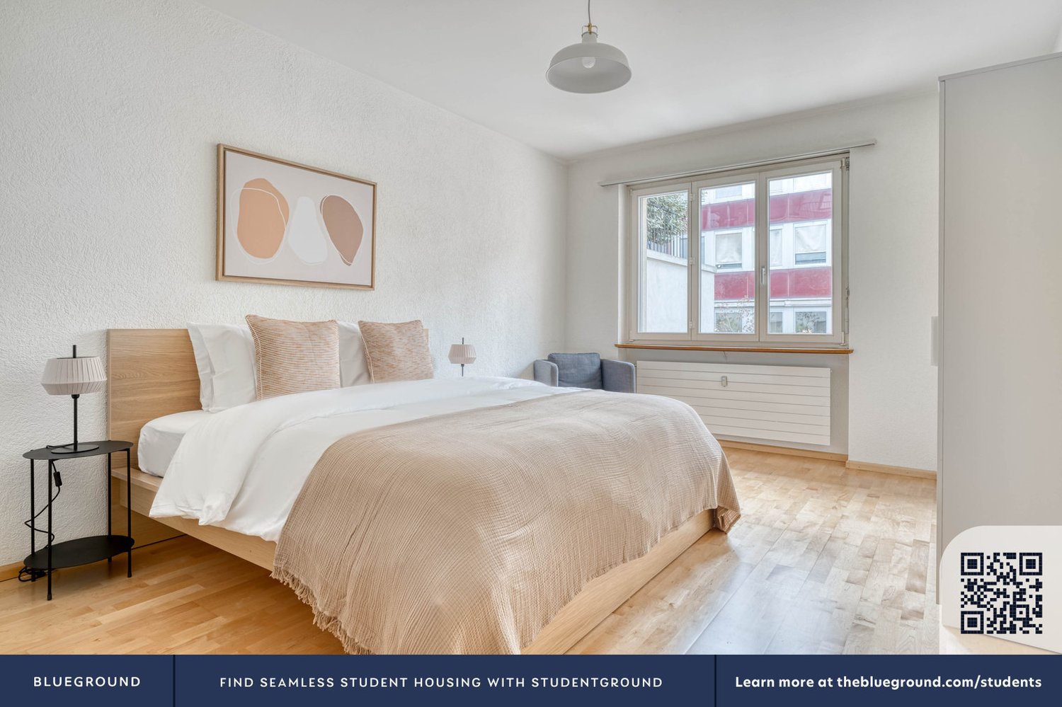 2 ½ rooms furnished flat