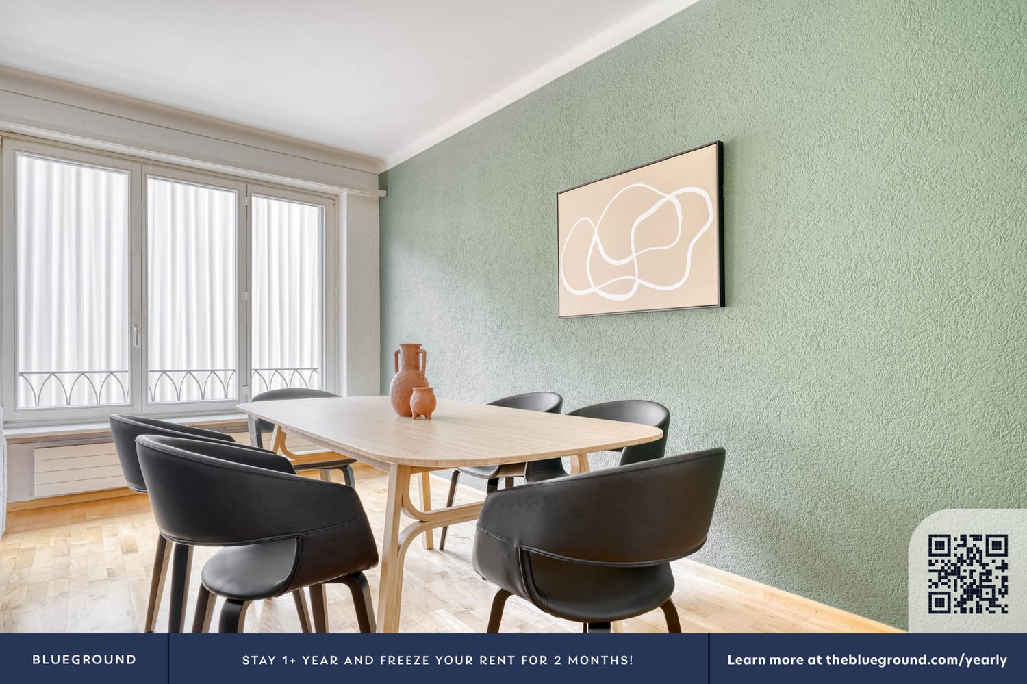 2 ½ rooms furnished flat
