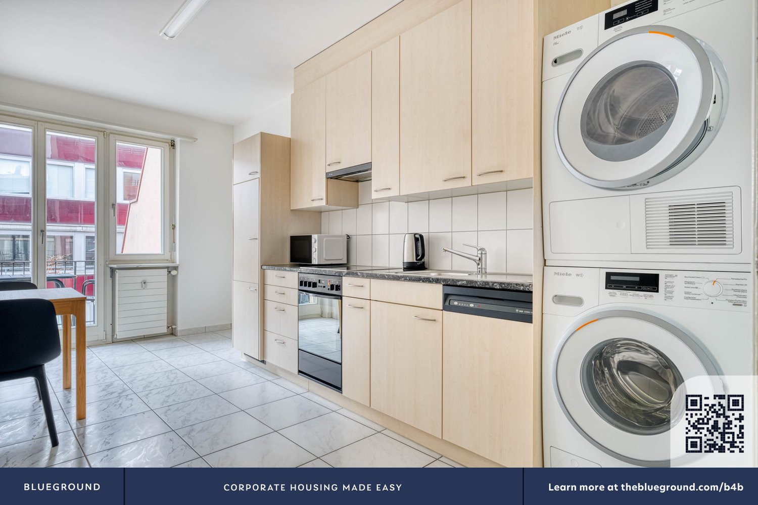 2 ½ rooms furnished flat