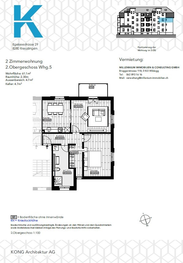 2 rooms apartment, photo 1 of 5