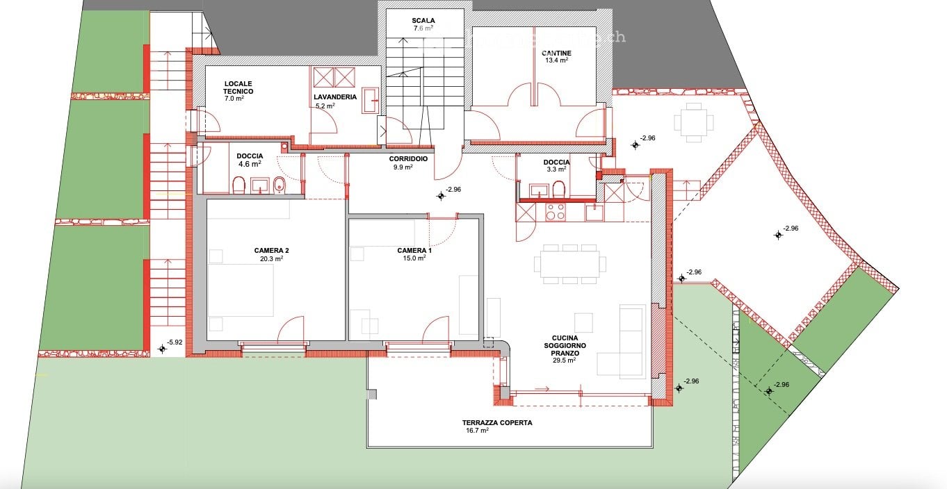 3 rooms apartment