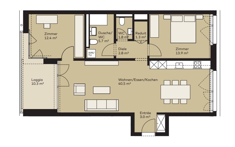3 ½ rooms apartment, photo 10 of 10