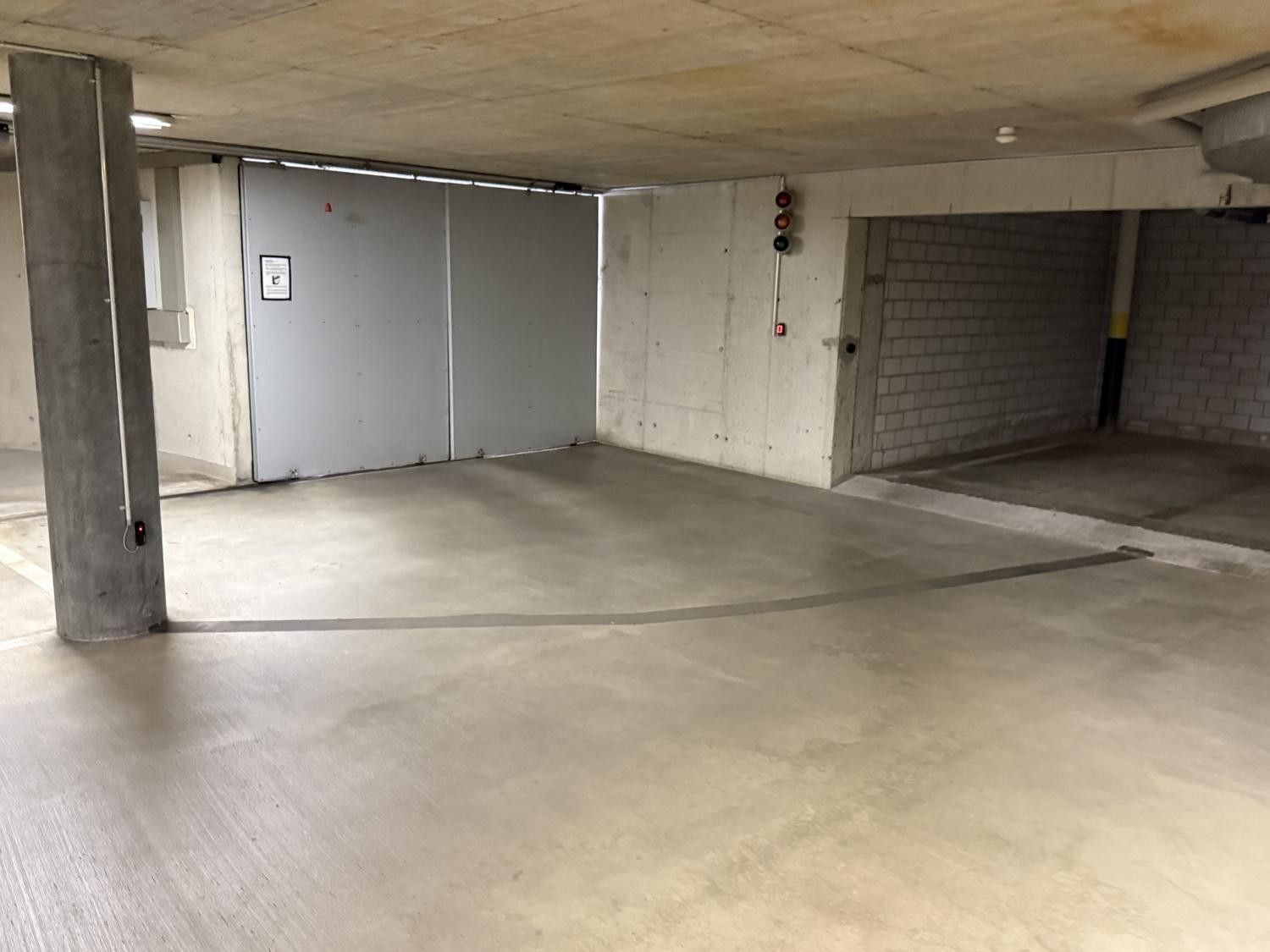 Unterirdischer Parkplatz