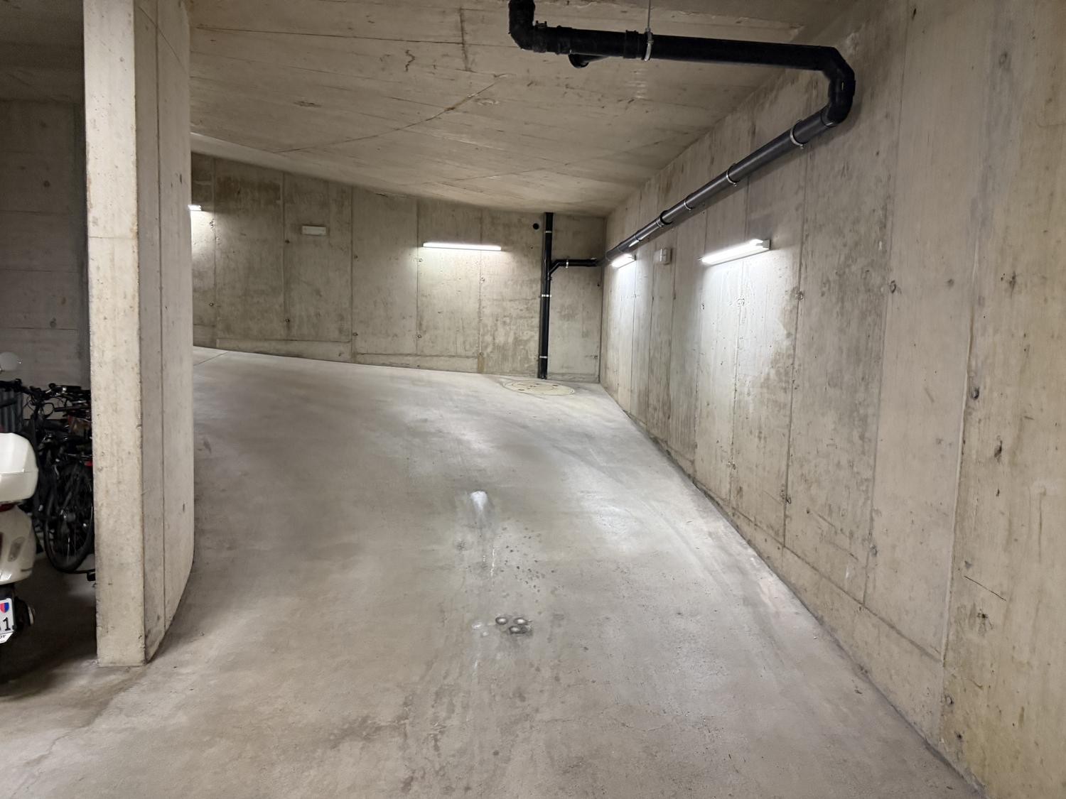 Unterirdischer Parkplatz