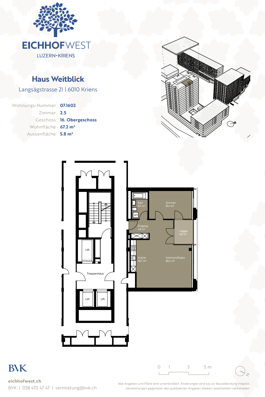 2 ½ rooms apartment