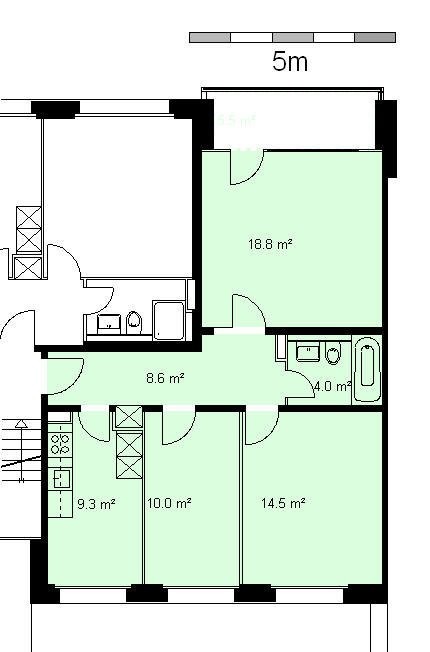 2 rooms apartment