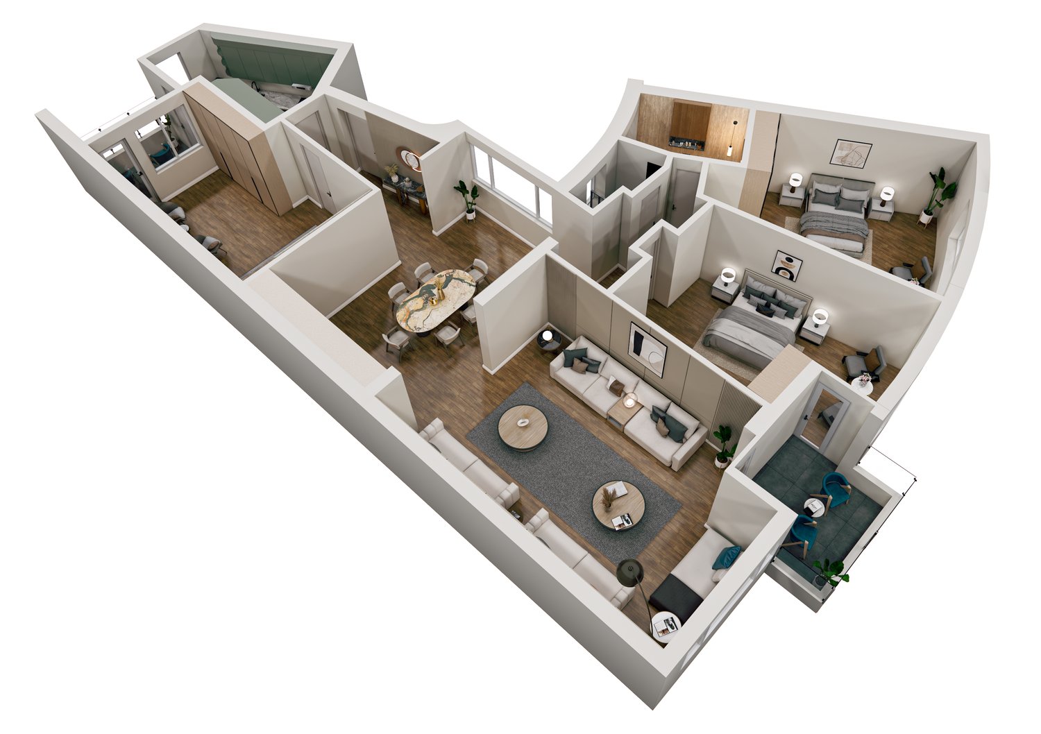 5 ½ rooms apartment, photo 1 of 4