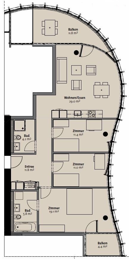 4 ½ rooms apartment, photo 6 of 6