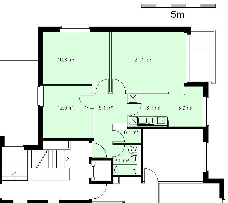 3 ½ rooms apartment, photo 10 of 10