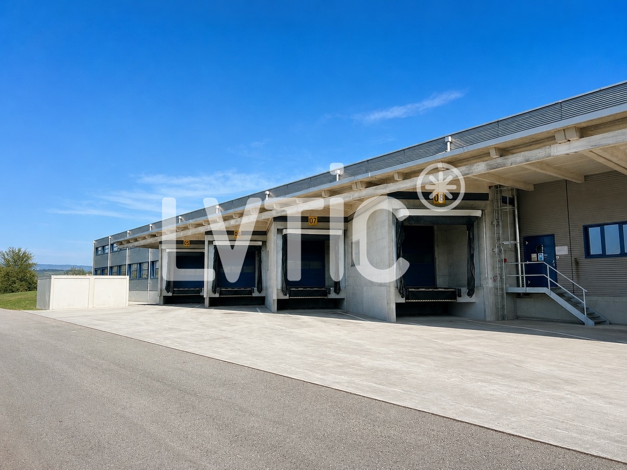 7200m² de locaux de stockage