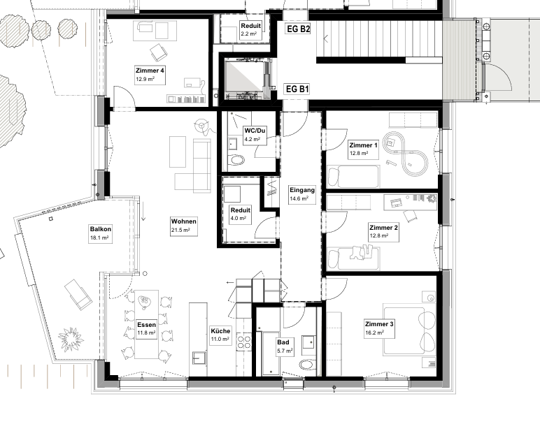 5 ½ rooms apartment