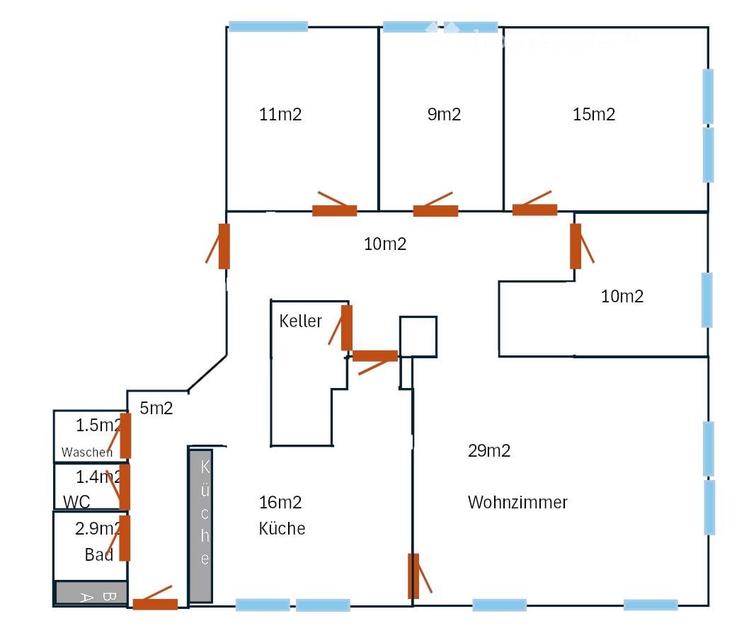 5 ½ rooms apartment