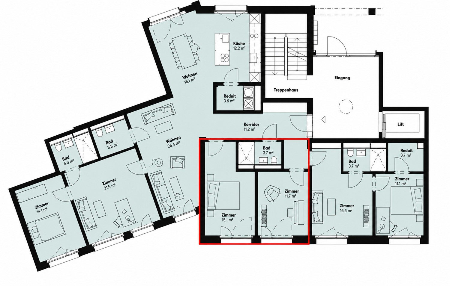 Room in a shared flat