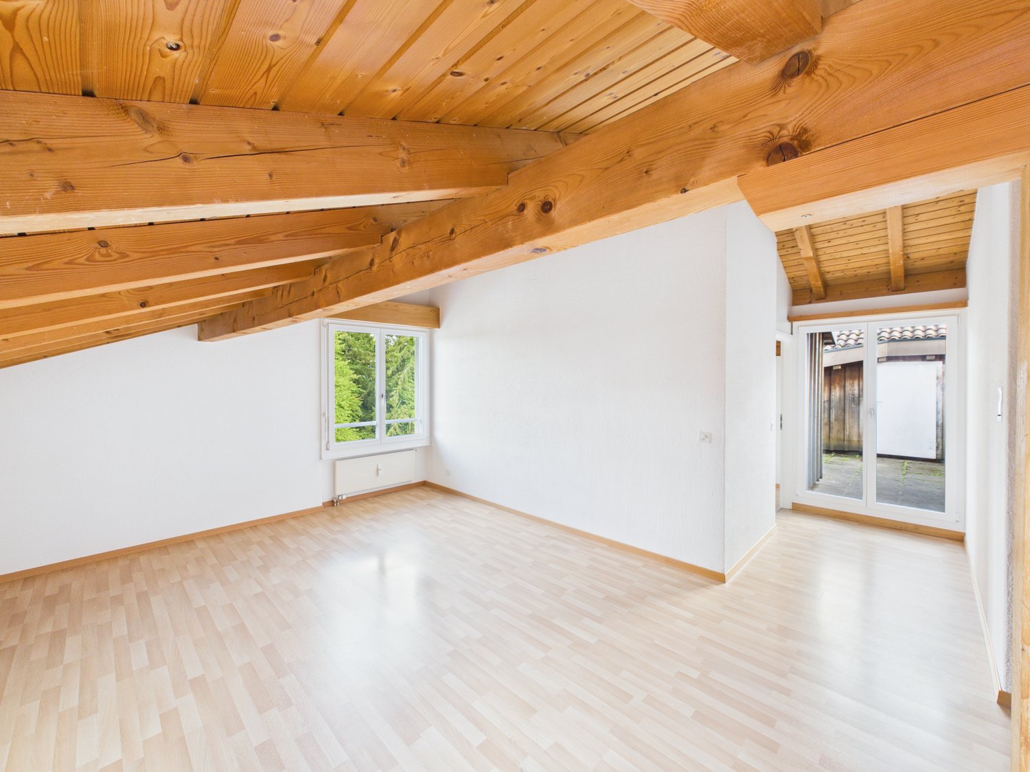 3 rooms roof flat