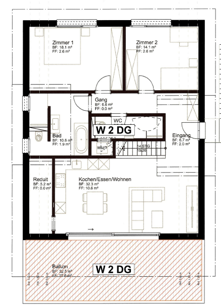 4 ½ rooms apartment