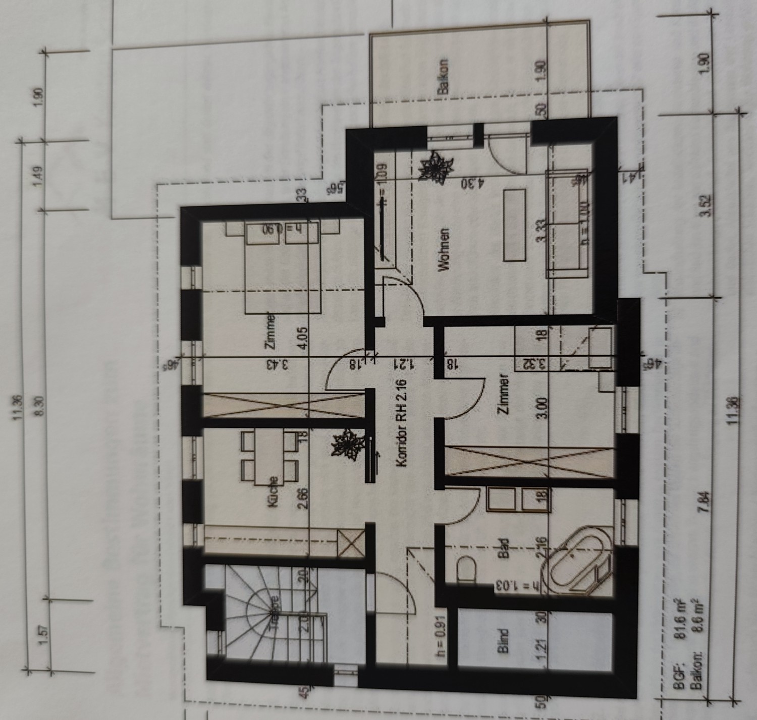 3 ½ rooms apartment