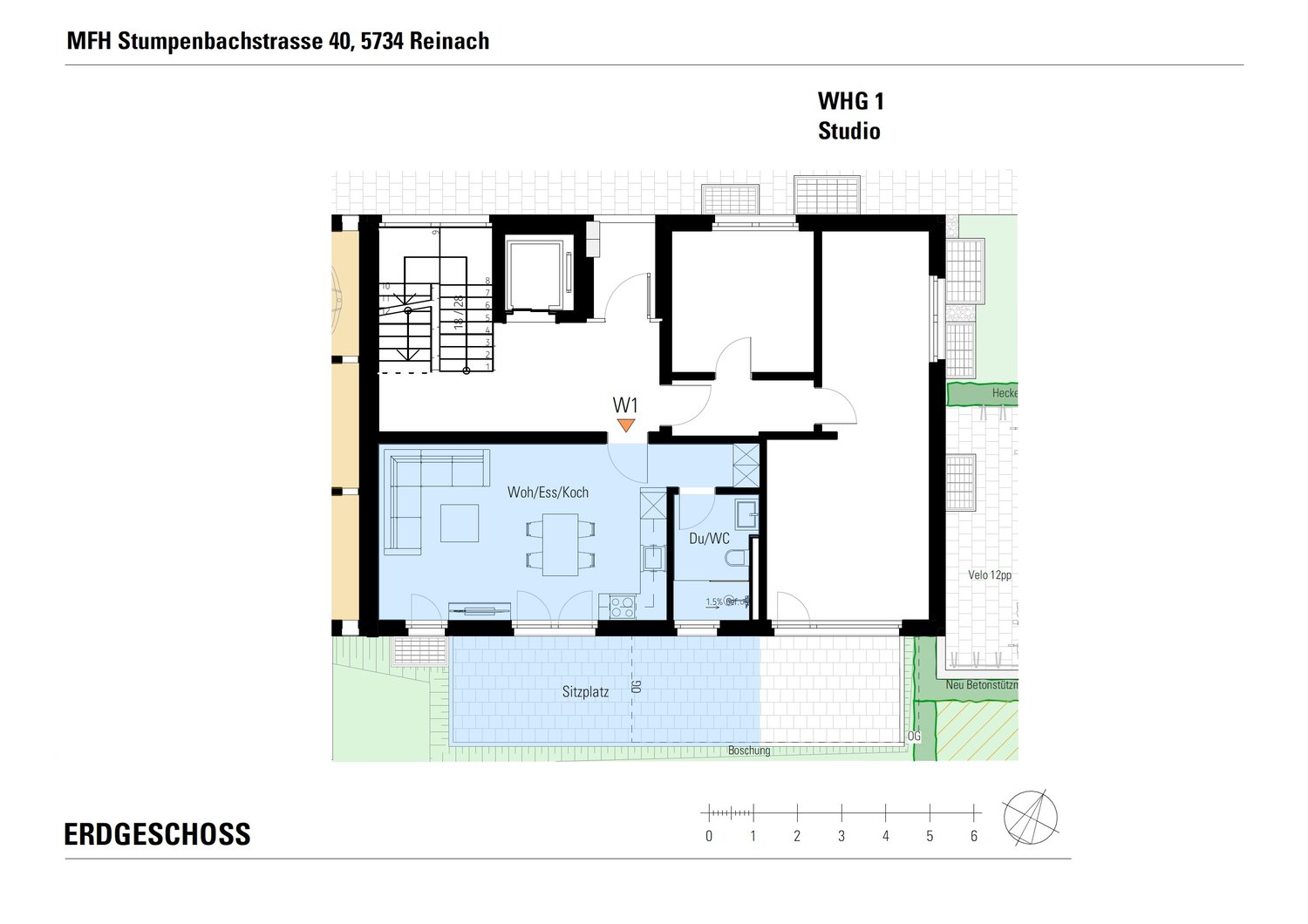1 ½ rooms apartment, photo 2 of 2