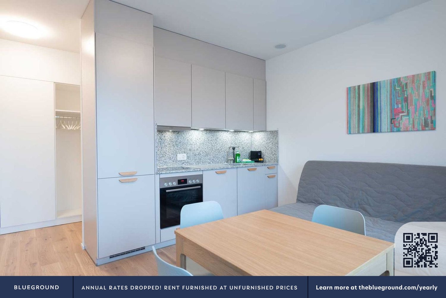 1 rooms furnished flat