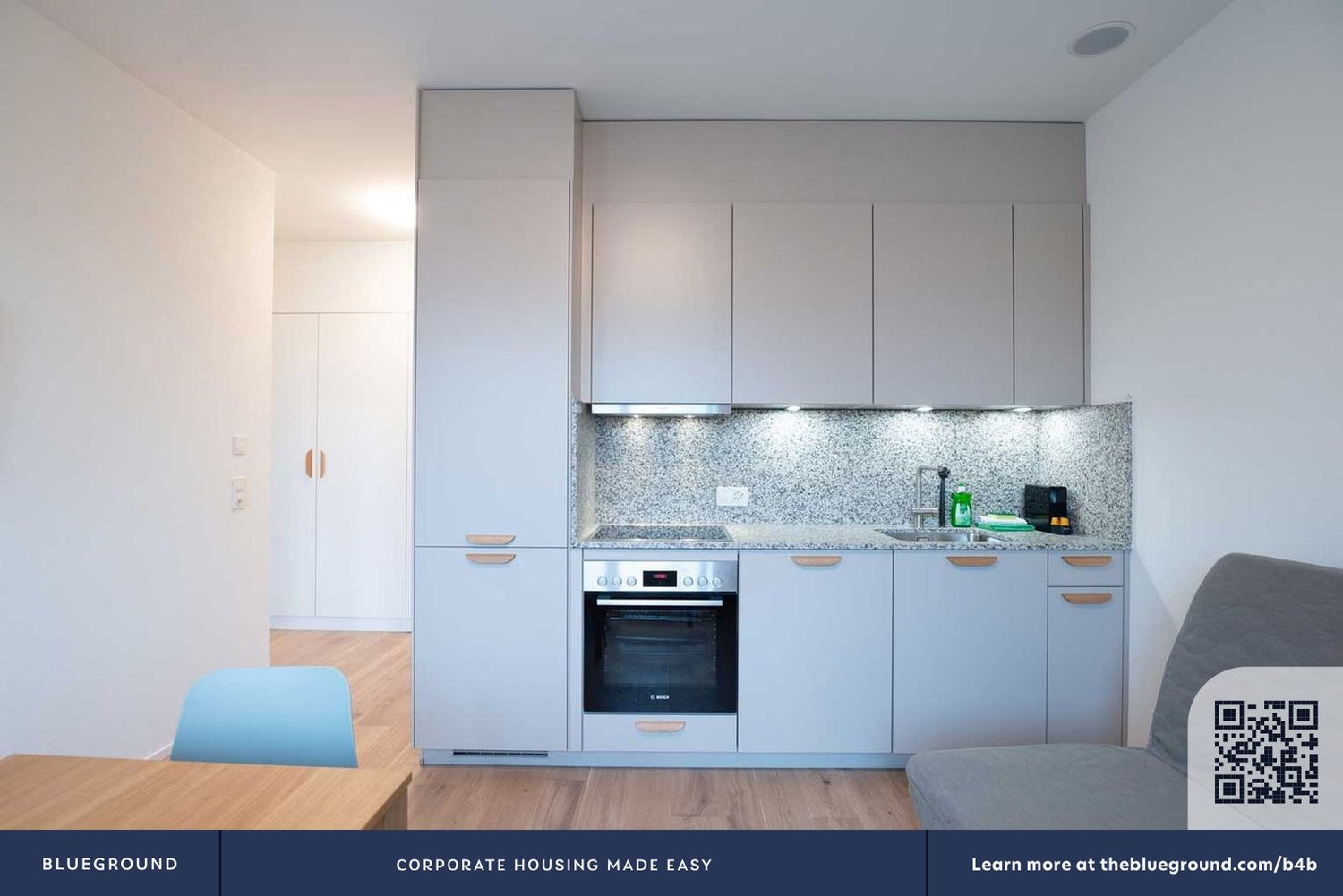 1 rooms furnished flat