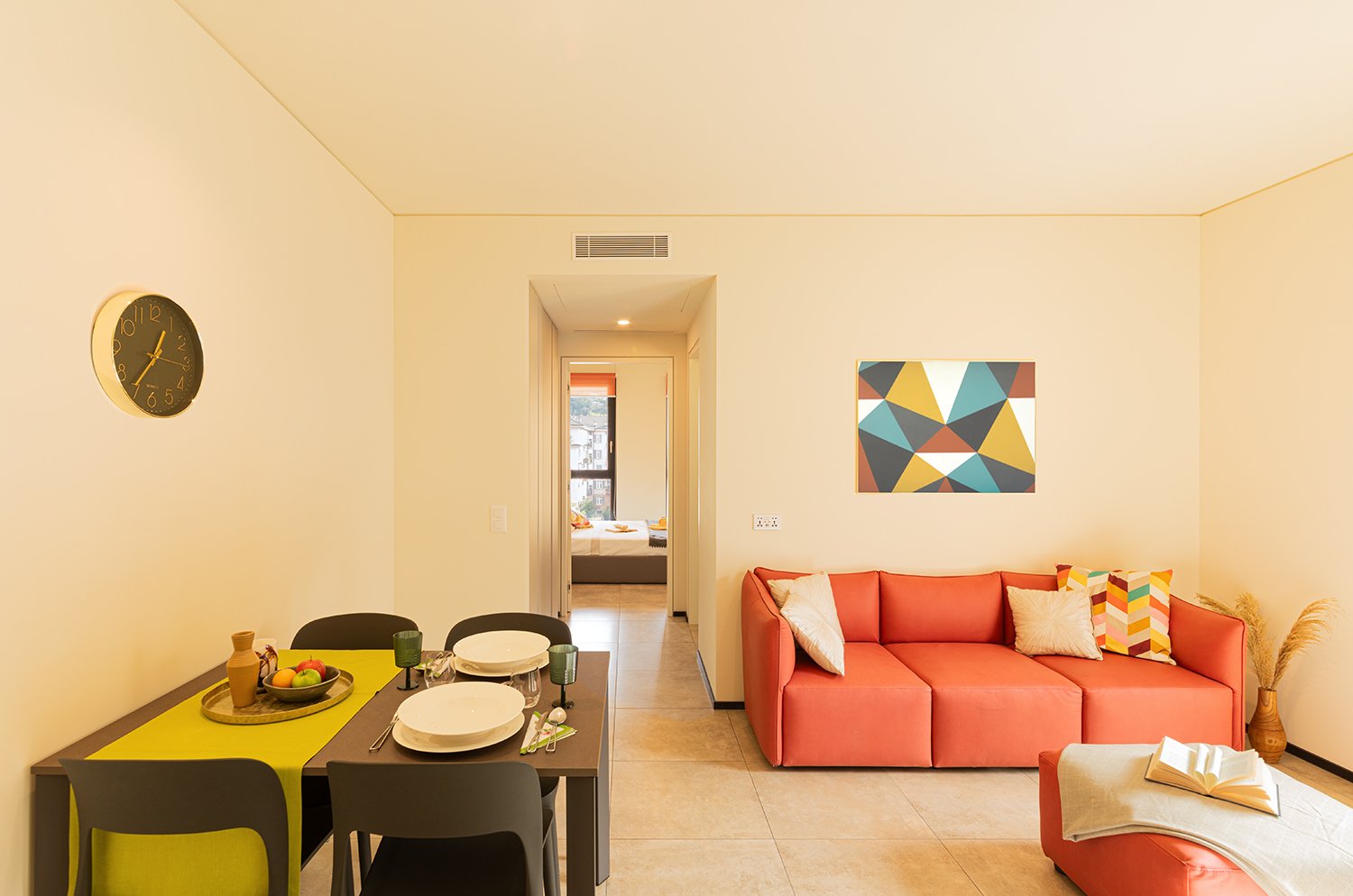 2 ½ rooms furnished flat