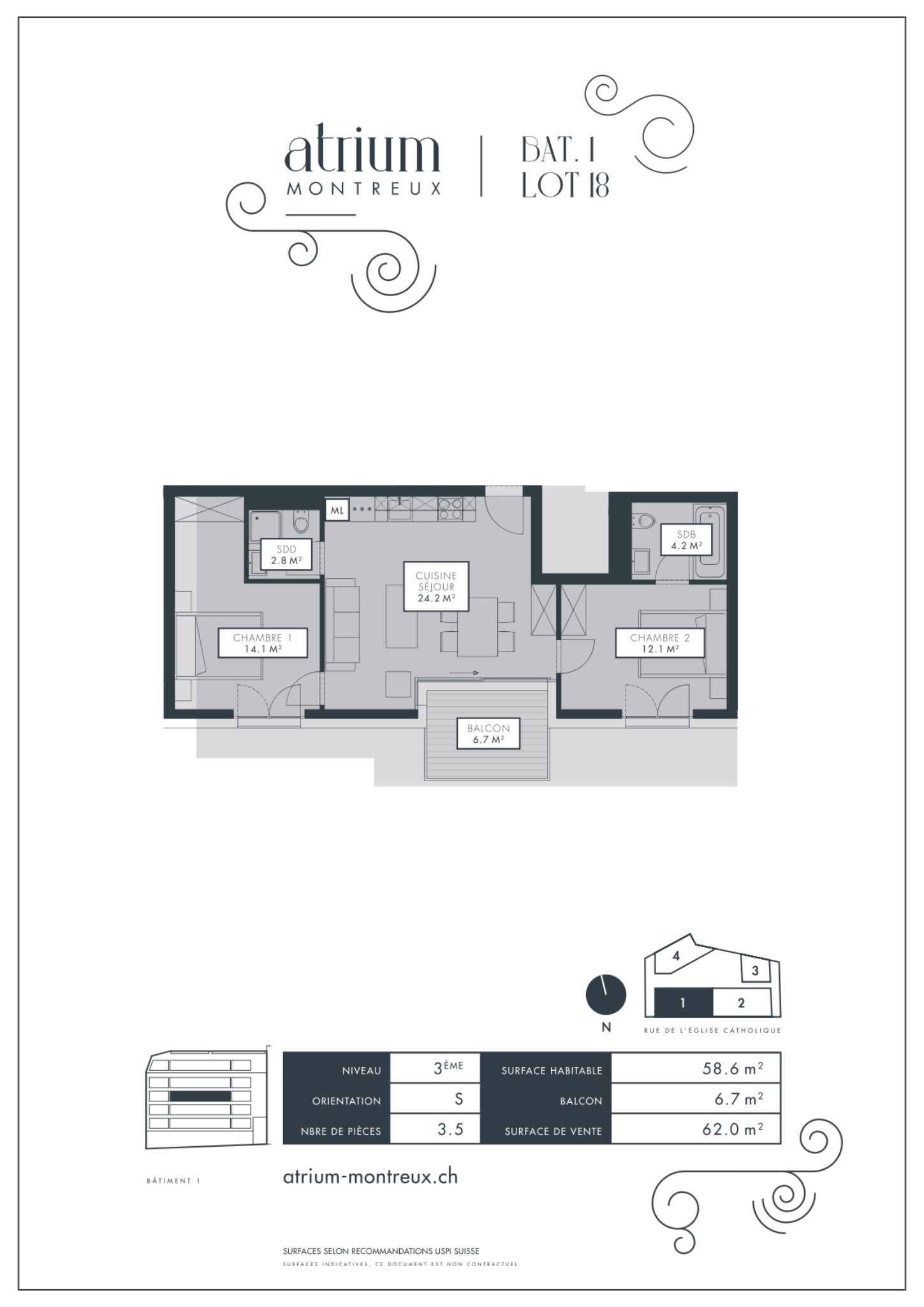 3 ½ rooms apartment, photo 7 of 7
