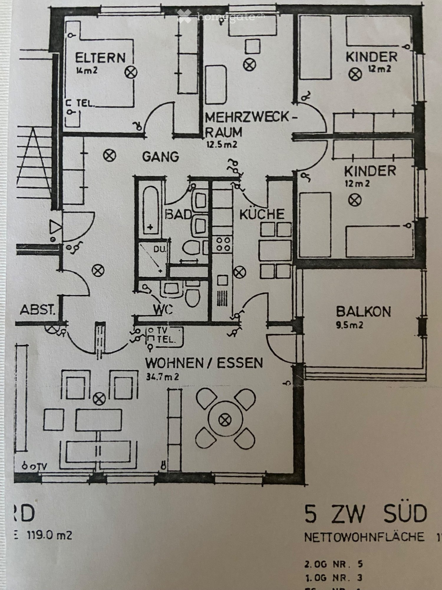 4 rooms apartment, photo 5 of 5