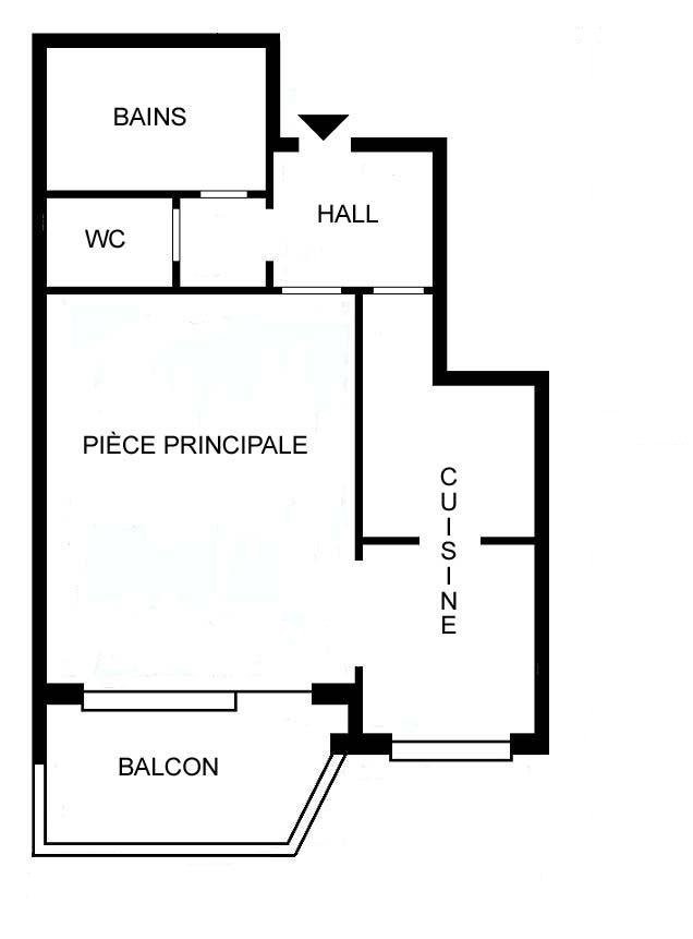 1-Zimmer-Wohnung