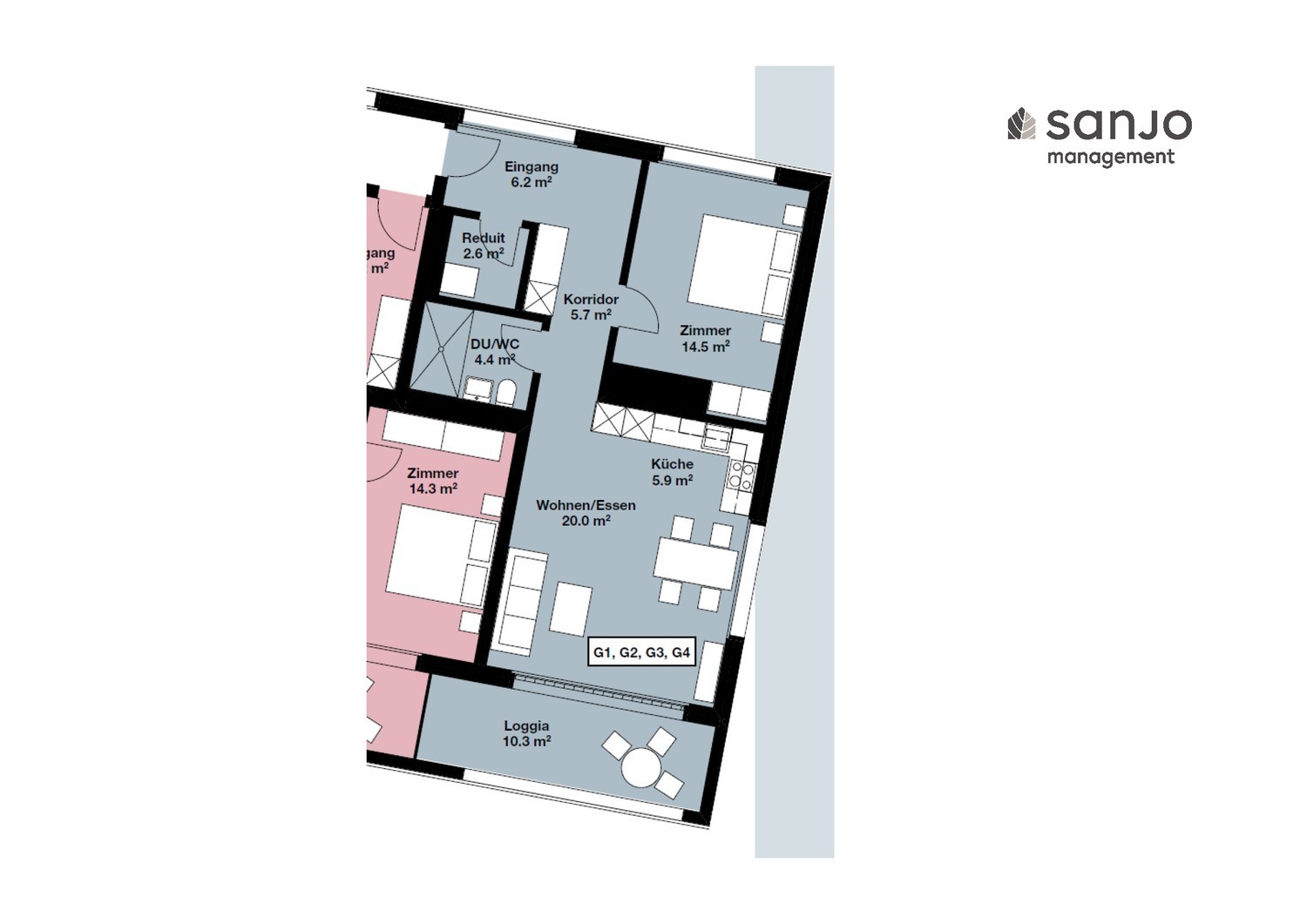 Appartamento di 2 ½ locali