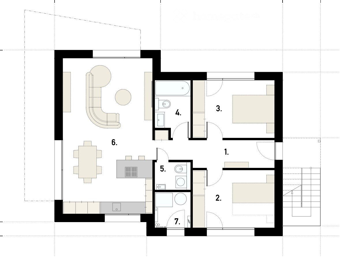 3 ½ rooms apartment, photo 5 of 5