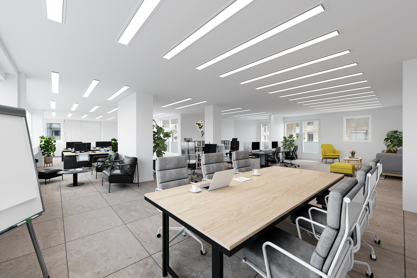 135m² bureau