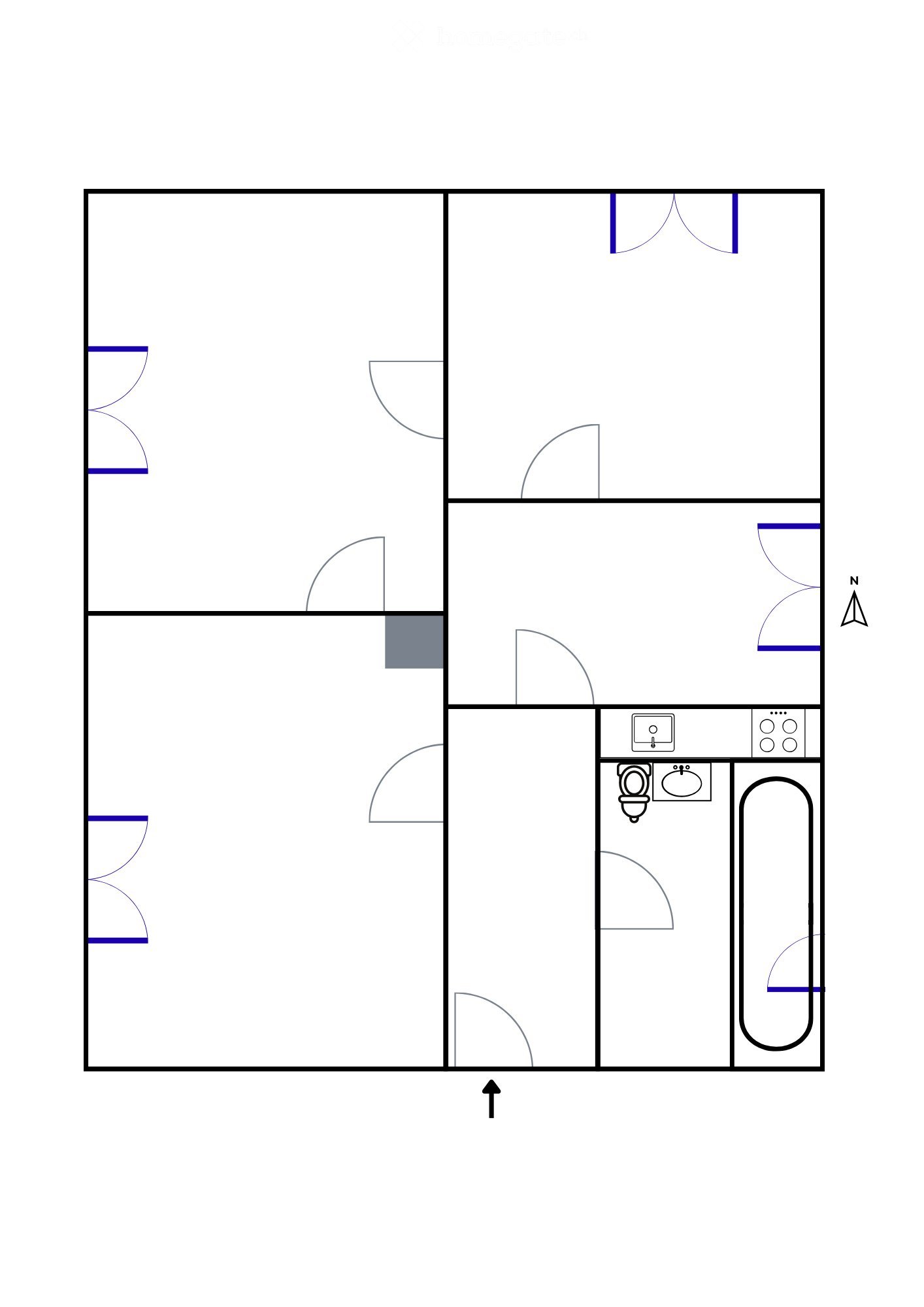 3 ½ rooms apartment