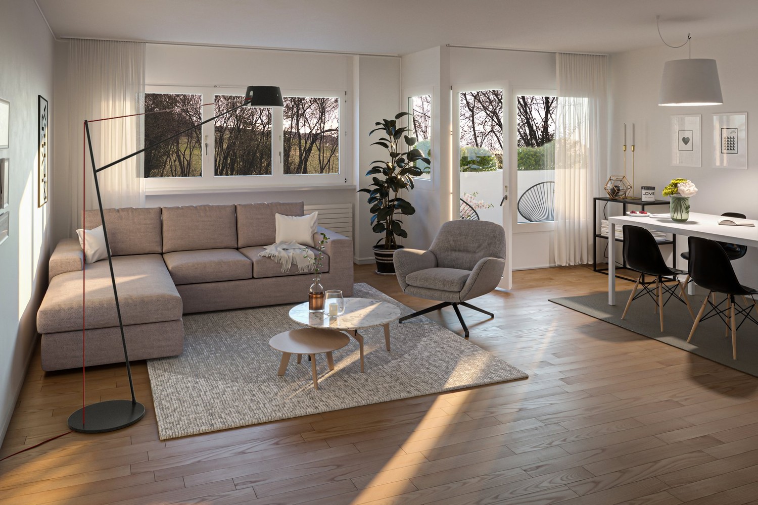 Appartement de 3 ½ pièces